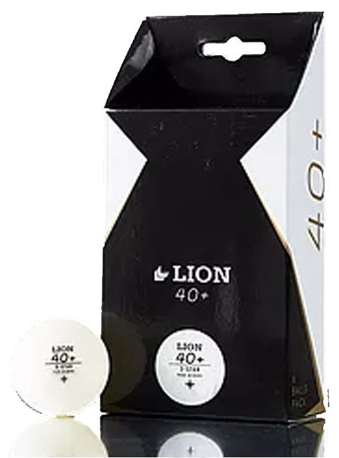 Μπαλάκια Ping Pong 40+ 1-Star 6Τμχ Άσπρα|Lion