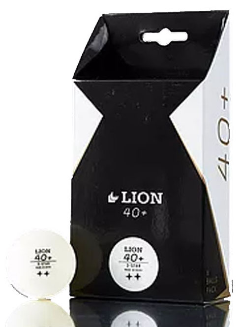 Μπαλάκια Ping Pong 40+ 2-Star 6Τμχ Άσπρα |Lion