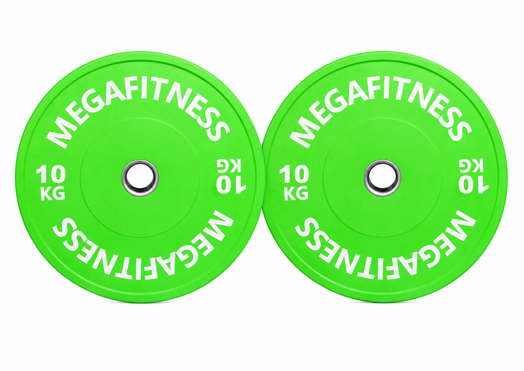 Bumper Plate Ολυμπιακού Τύπου Πράσινο 10kg|Megafitness