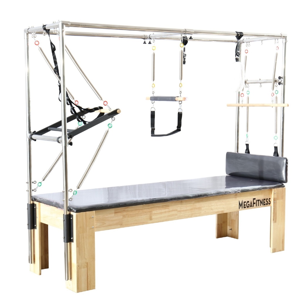 744101 Megafitness Pilates Cadillac Reformer Κρεβάτι Pilates