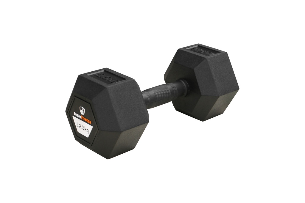 Αλτήρας Εξάγωνος Rubber 12.5kg | Megafitness