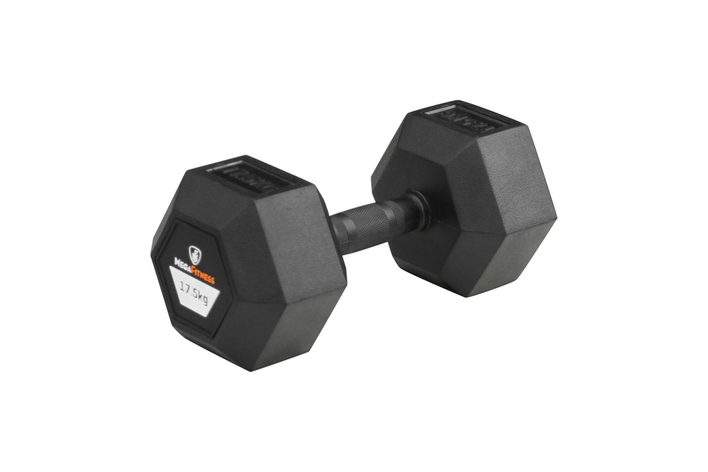 Αλτήρας Εξάγωνος Rubber 17.5kg |Megafitness