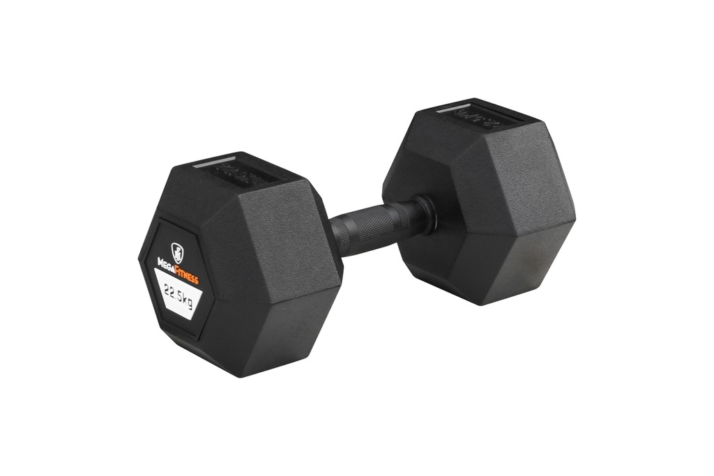 Αλτήρας Εξάγωνος Rubber 22.5kg |Megafitness