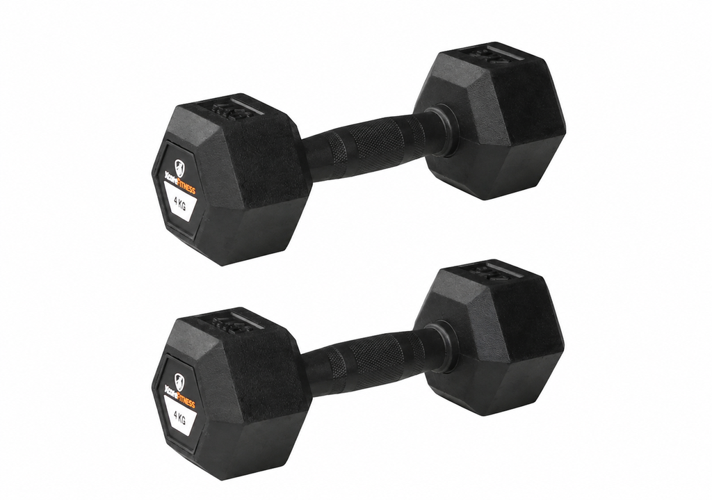 Αλτήρας Εξάγωνος Rubber 4kg |Megafitness