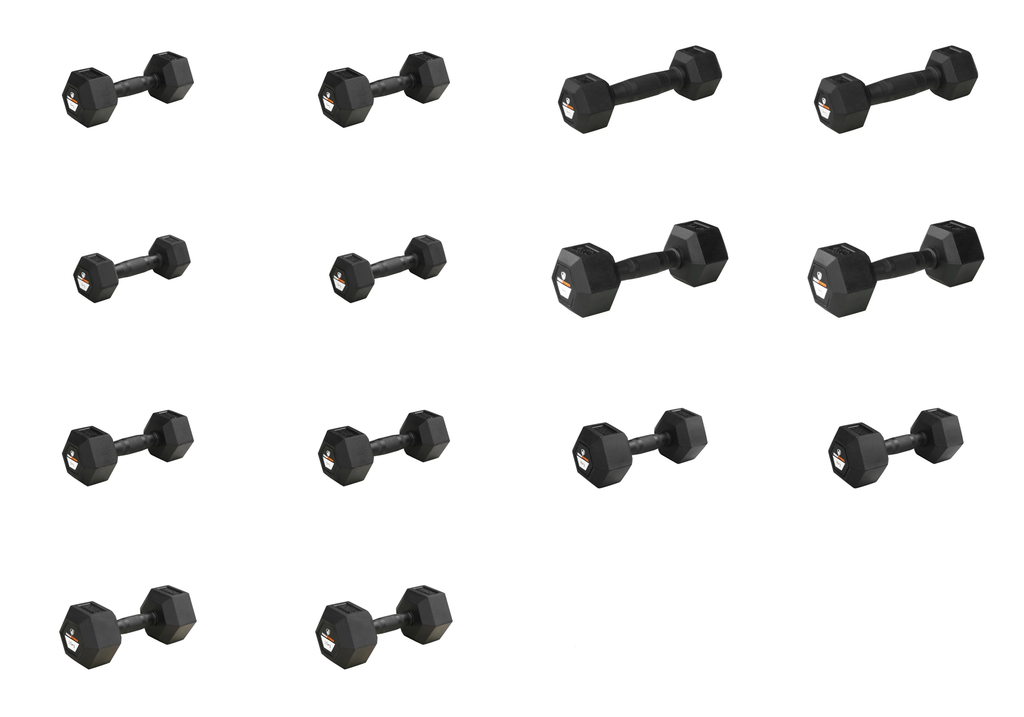 Combo Rubber Αλτήρων 1 έως 10kg |Megafitness
