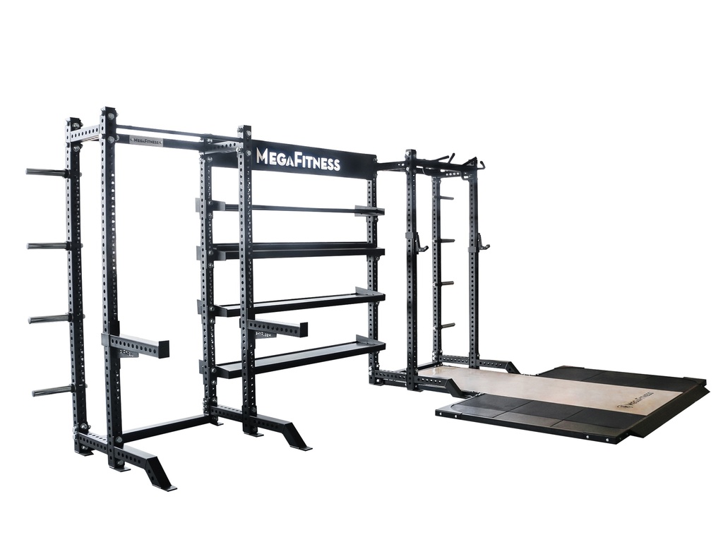 Επαγγελματικός Σταθμός Με Διπλό Rack Και Πλατφόρμα | Megafitness