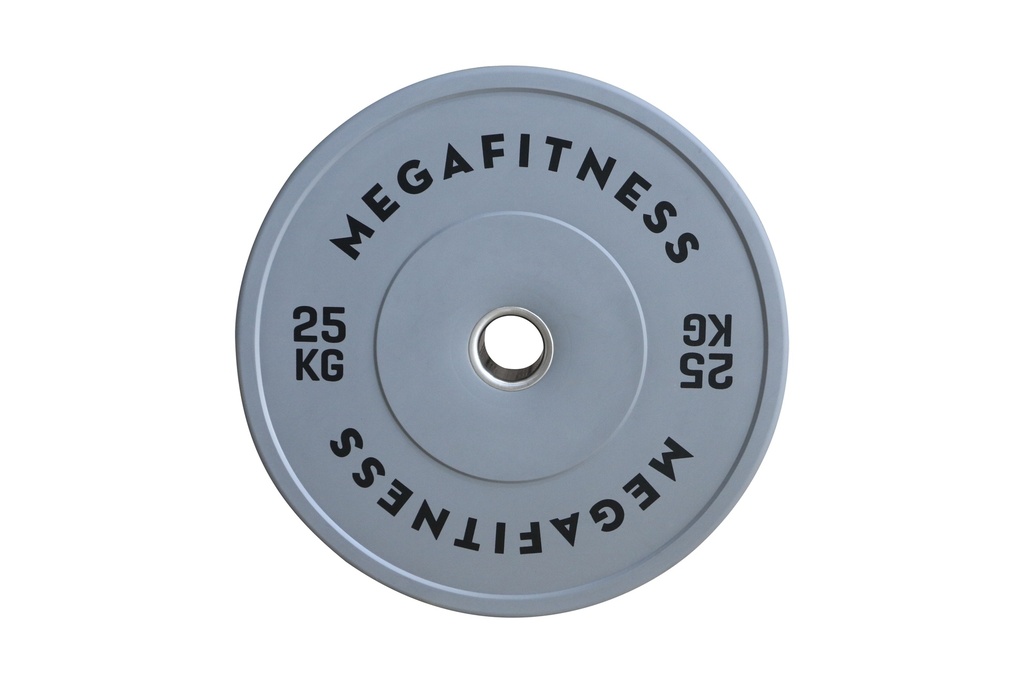 Bumper Plate Ολυμπιακού Τύπου Γκρι 25kg|Megafitness
