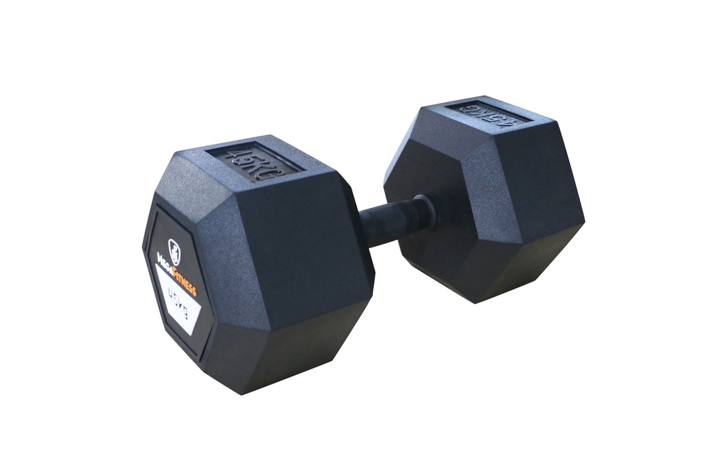 Αλτήρας Εξάγωνος Rubber 45kg |Megafitness