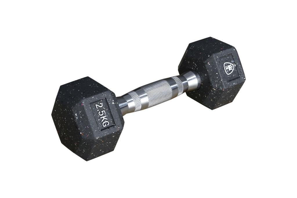 Αλτήρας Elite Εξάγωνος Μαύρος 2.5kg | Megafitness
