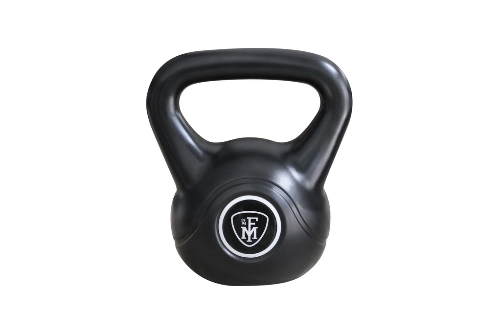 Kettlebell Πλαστικοποιημένο Μαύρο 4kg | Megafitness