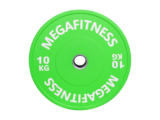 [956833] Bumper Plate Ολυμπιακού Τύπου Πράσινο 10kg|Megafitness