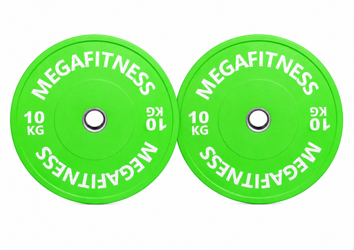 [956833] Bumper Plate Ολυμπιακού Τύπου Πράσινο 10kg|Megafitness