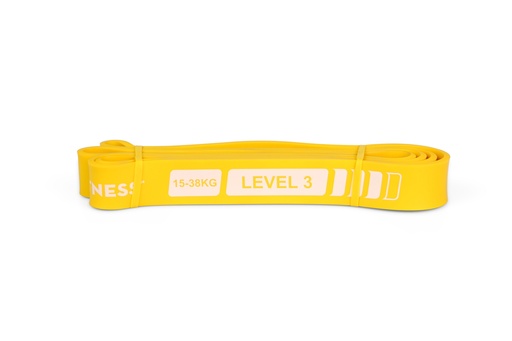 [941130] Loop Band Λάστιχο Σκληρό Κίτρινο 208x3.2x0.45cm | Megafitness