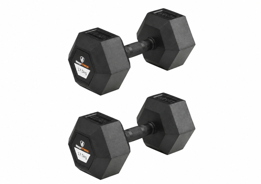 [97111] Αλτήρας Εξάγωνος Rubber 17.5kg | Megafitness