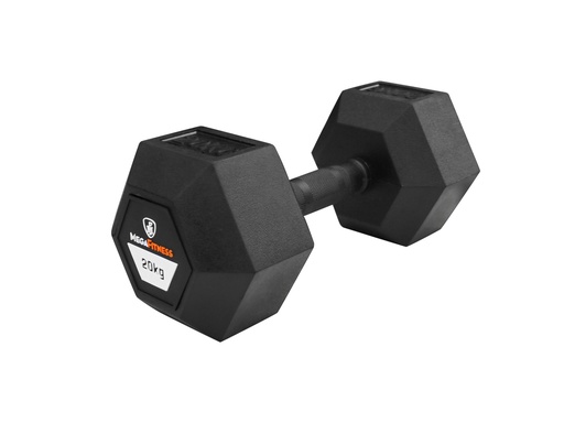 [97112] Αλτήρας Εξάγωνος Rubber 20kg | Megafitness