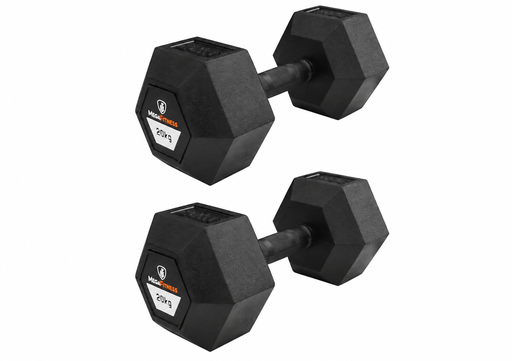 [97112] Αλτήρας Εξάγωνος Rubber 20kg |Megafitness