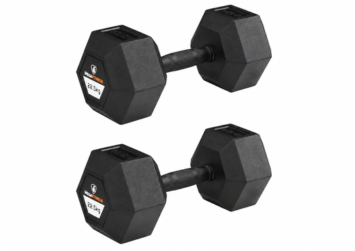[97113] Αλτήρας Εξάγωνος Rubber 22.5kg |Megafitness