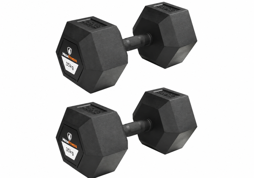 [97116] Αλτήρας Εξάγωνος Rubber 35kg |Megafitness