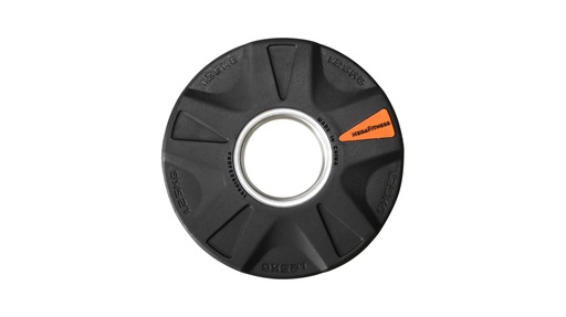 [97300] Bumper Plate Ολυμπιακού Τύπου Μαύρο 1.25kg|Megafitness