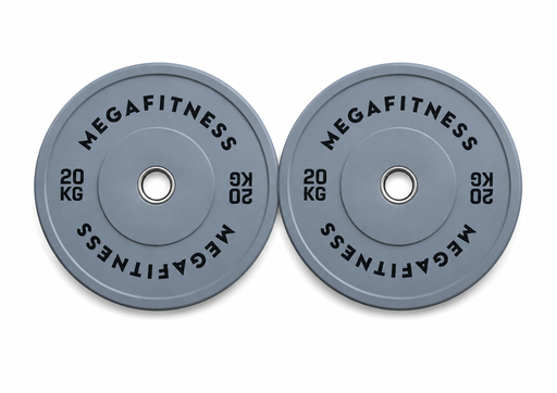 [94087] Bumper Plate Ολυμπιακού Τύπου Γκρι 20kg|Megafitness