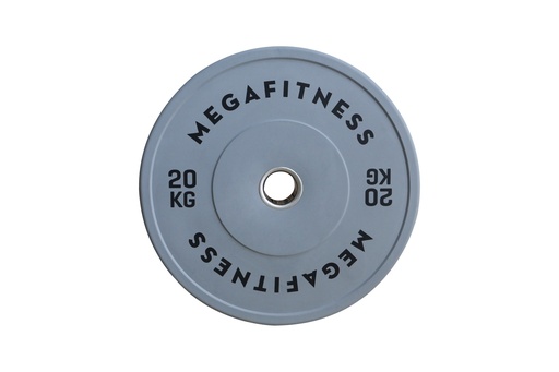 [94087] Bumper Plate Ολυμπιακού Τύπου Γκρι 20kg|Megafitness