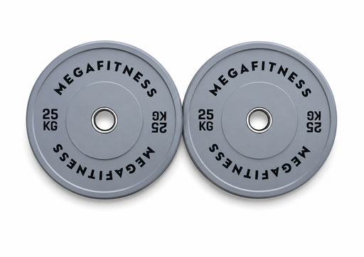 [94088] Bumper Plate Ολυμπιακού Τύπου Γκρι 25kg|Megafitness