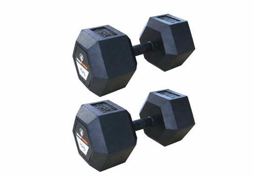[94129] Αλτήρας Εξάγωνος Rubber 45kg |Megafitness