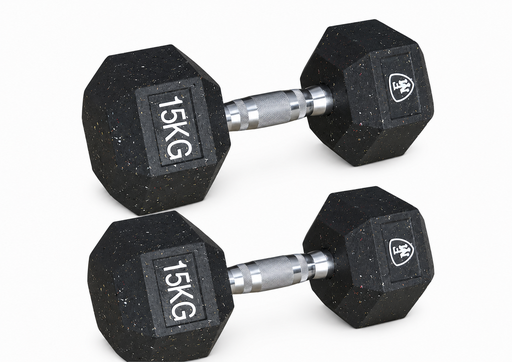 [94161] Αλτήρας Elite Εξάγωνος Μαύρος 15kg | Megafitness