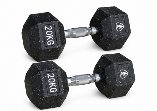 [94163] Αλτήρας Elite Εξάγωνος Μαύρος 20Kg | Megafitness