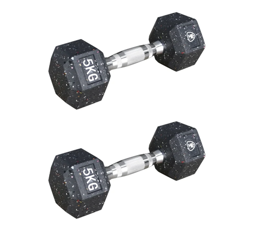 [94157] Αλτήρας Elite Εξάγωνος Μαύρος 5kg | Megafitness
