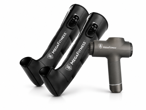 [95186] Ασύρματες Μπότες Πρεσσοθεραπείας Και Πιστόλι Μασαζ|Megafitness